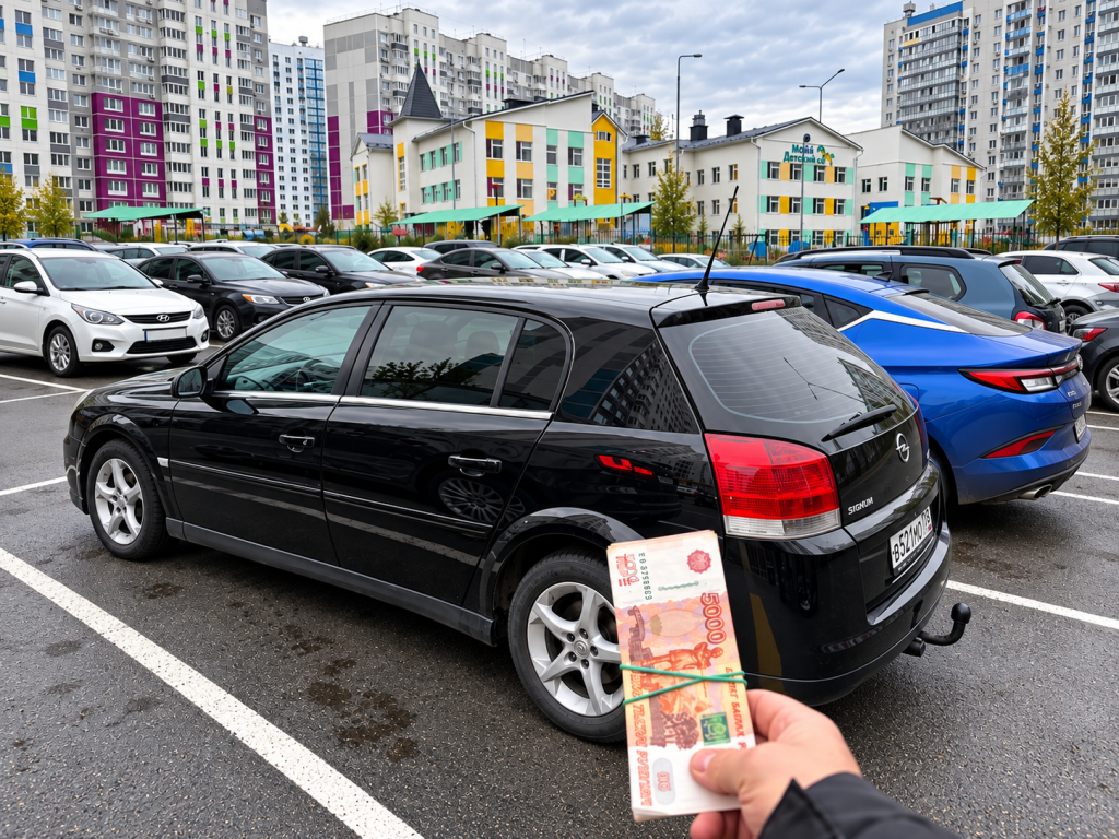 Автомобиль после передачи денег